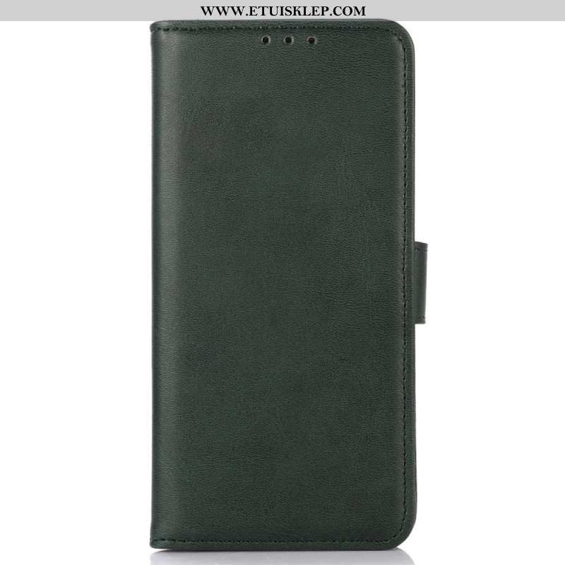 Etui Folio do Xiaomi Redmi Note 12 4G Efekt Skóry